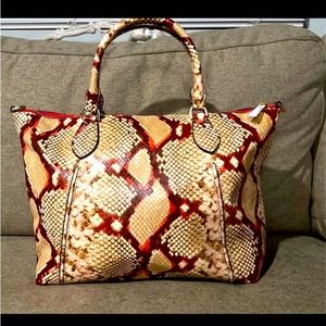 Michael Kors python bag. Make offer!
